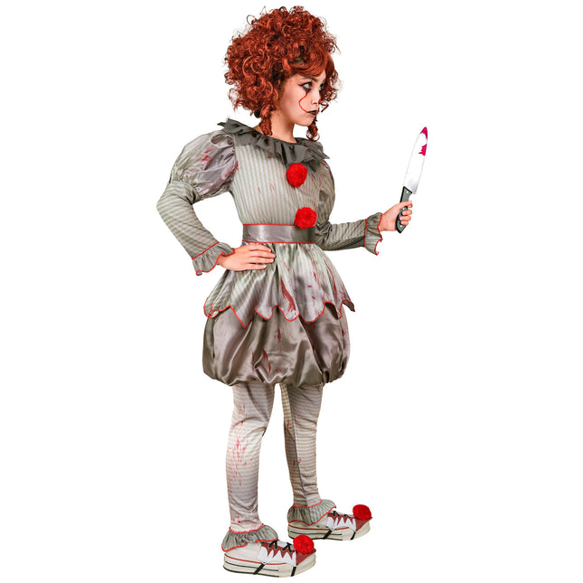 Costume d'Halloween Fille Pop Clown