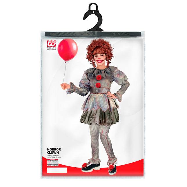 Costume d'Halloween Fille Pop Clown