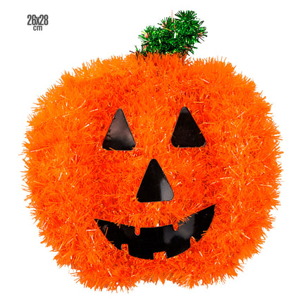 Décoration murale d'Halloween Citrouille 28cm