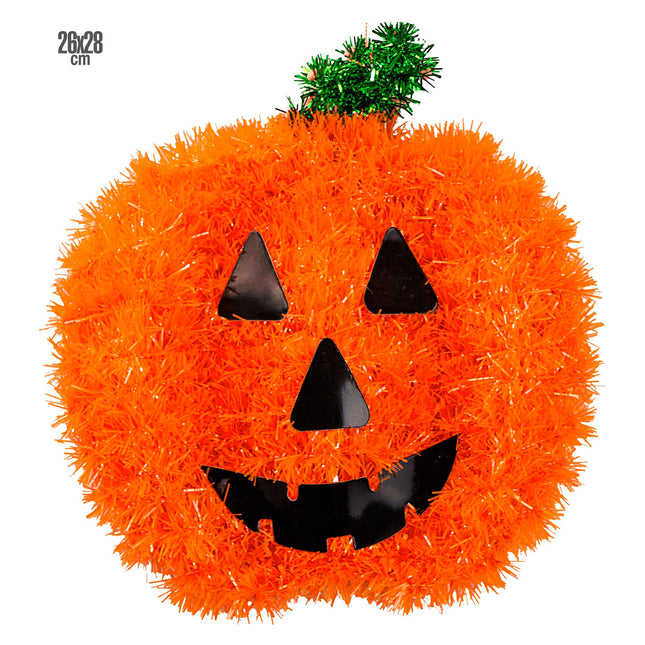 Décoration murale d'Halloween Citrouille 28cm