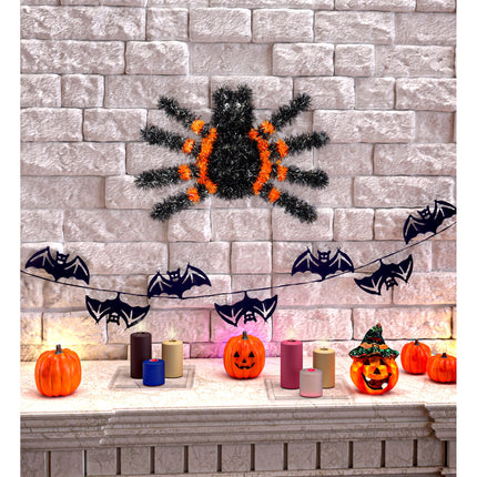 Halloween Décoration murale Araignée 34cm