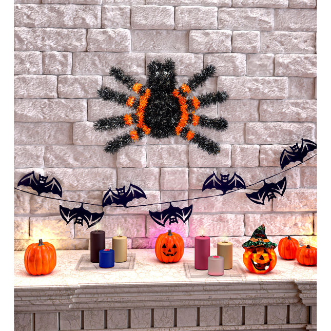 Halloween Décoration murale Araignée 34cm