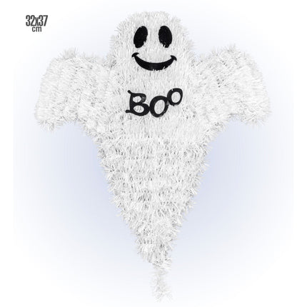 Plaque de porte Halloween Fantôme 37cm