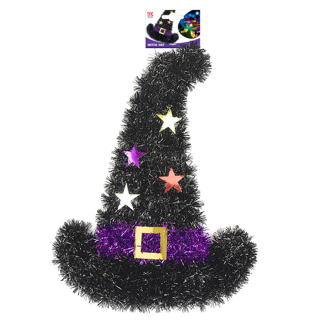 Halloween Décoration murale Chapeau de sorcière 41cm