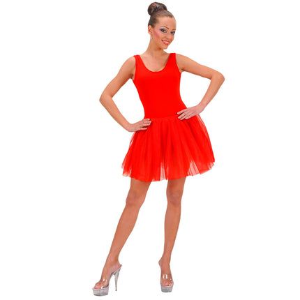 Short Tutu Rouge