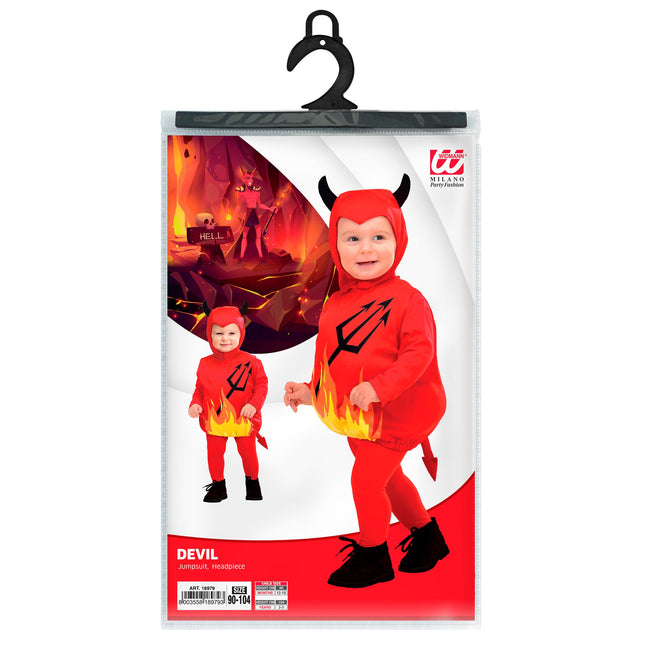 Costume d'Halloween Yellow Baby Devil