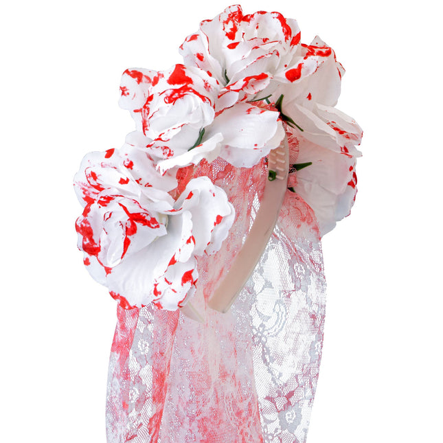 Halloween Veil Blood