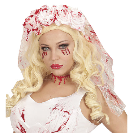 Halloween Veil Blood