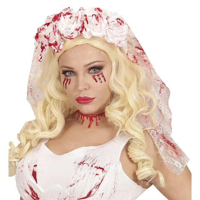 Halloween Veil Blood