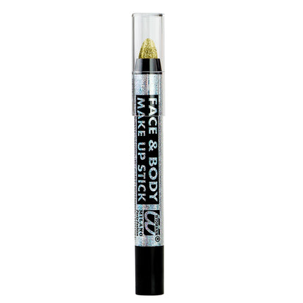 Bâton de maquillage or pailleté