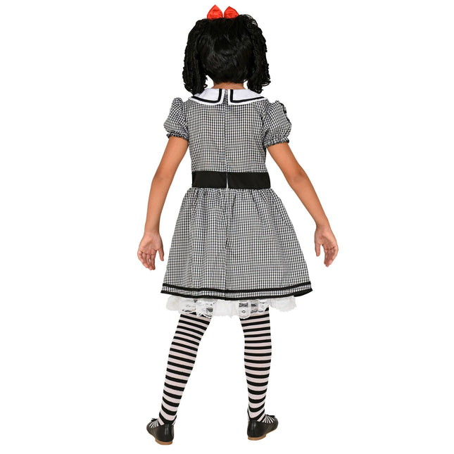 Costume d'Halloween Poupée blanche et noire