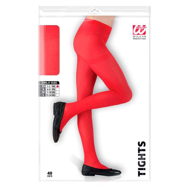 Collants rouges enfant