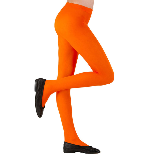 Collant orange enfant