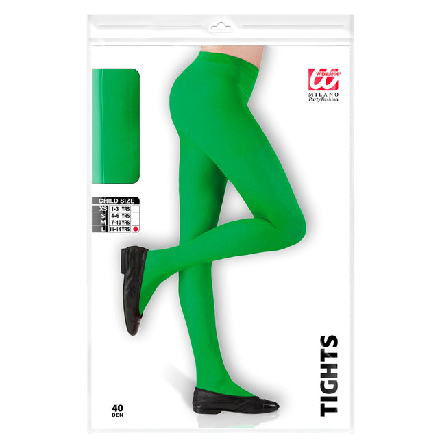 Collant vert enfant