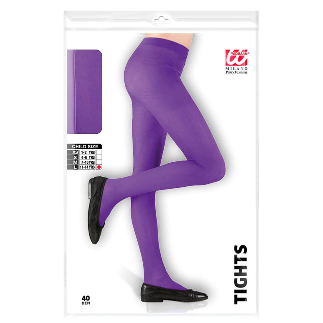 Collants violets enfant