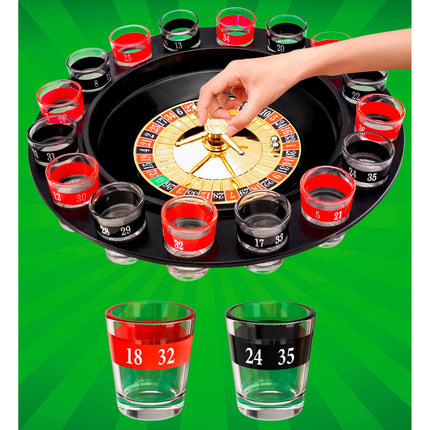Jeu de la roulette rouge et noire