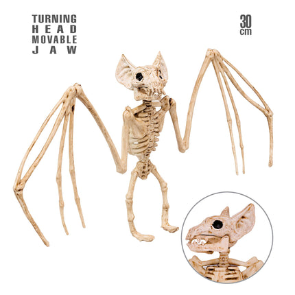Halloween Faux squelette de chauve-souris 30cm