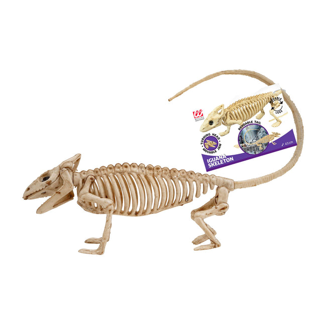 Halloween Squelette Iguane 43cm