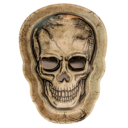 Plateau Halloween Crâne 25cm