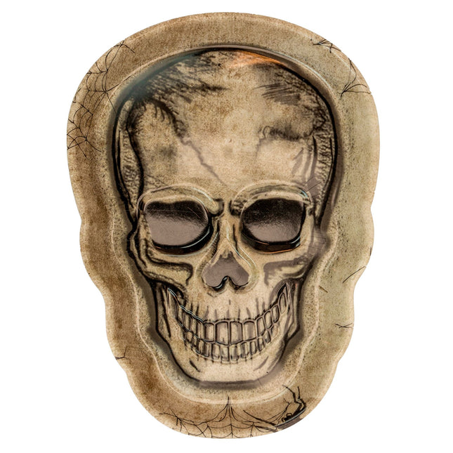 Plateau Halloween Crâne 25cm