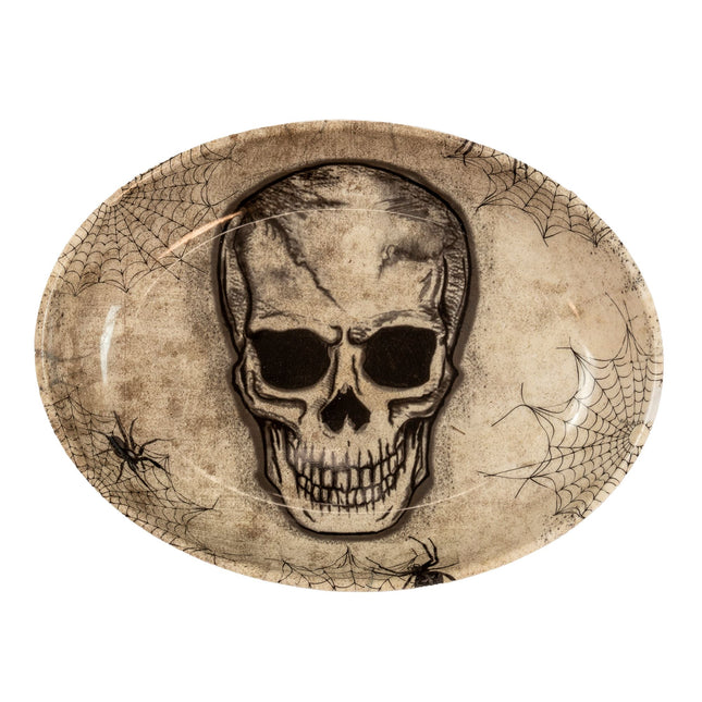 Plateau Halloween Crâne 32cm