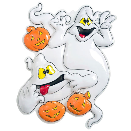 Plaque de porte Halloween Fantôme 51cm