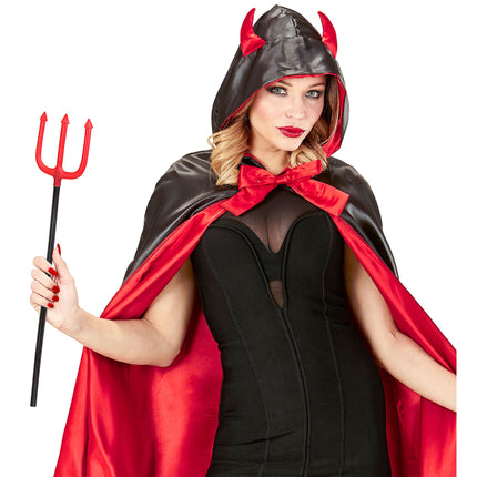 Trident d'Halloween Rouge 58cm