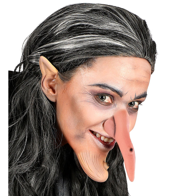 Halloween Faux nez Beige Sorcière