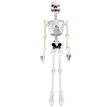 Squelette d'Halloween gonflable 1.83m
