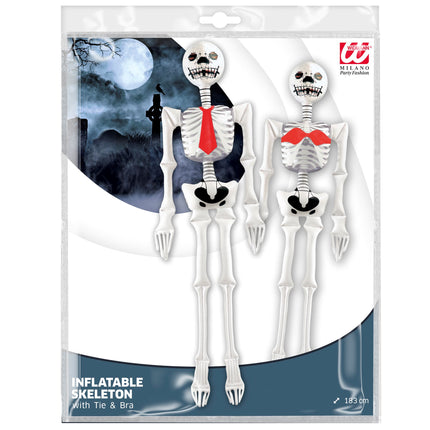Squelette d'Halloween gonflable 1.83m