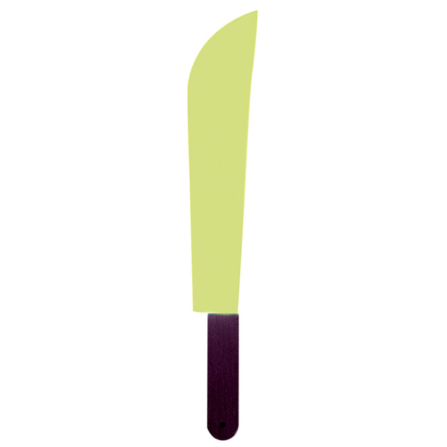 Faux couteau d'Halloween Machette phosphorescente