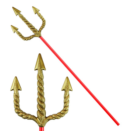 Halloween Trident Rouge Or