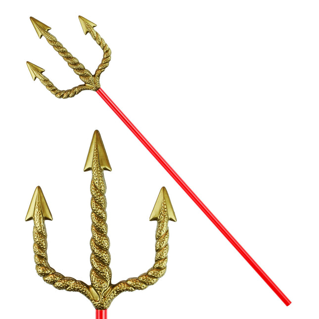 Halloween Trident Rouge Or