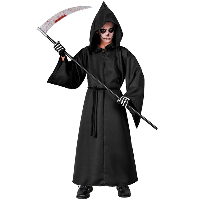 Costume d'Halloween Faucheur enfant noir