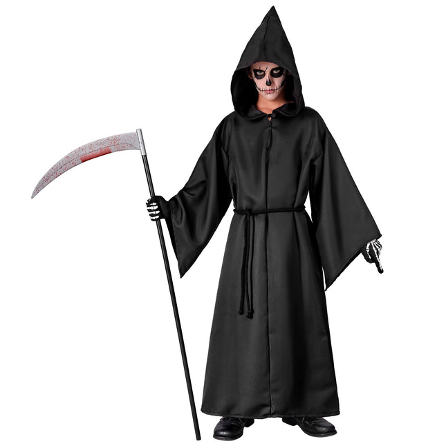 Costume d'Halloween Faucheur enfant noir