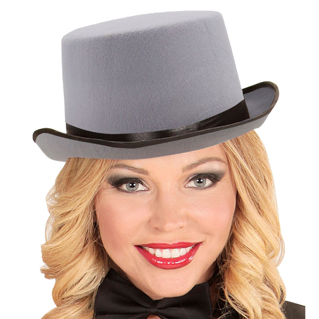 Chapeau en feutre gris