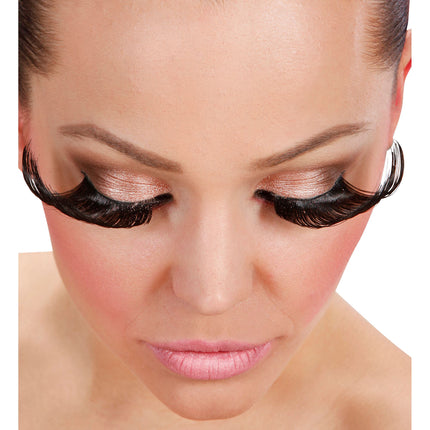 Faux cils d'Halloween longs