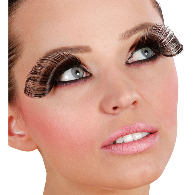 Faux cils d'Halloween longs