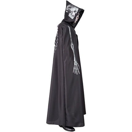 Cape d'Halloween Squelette 1.5m