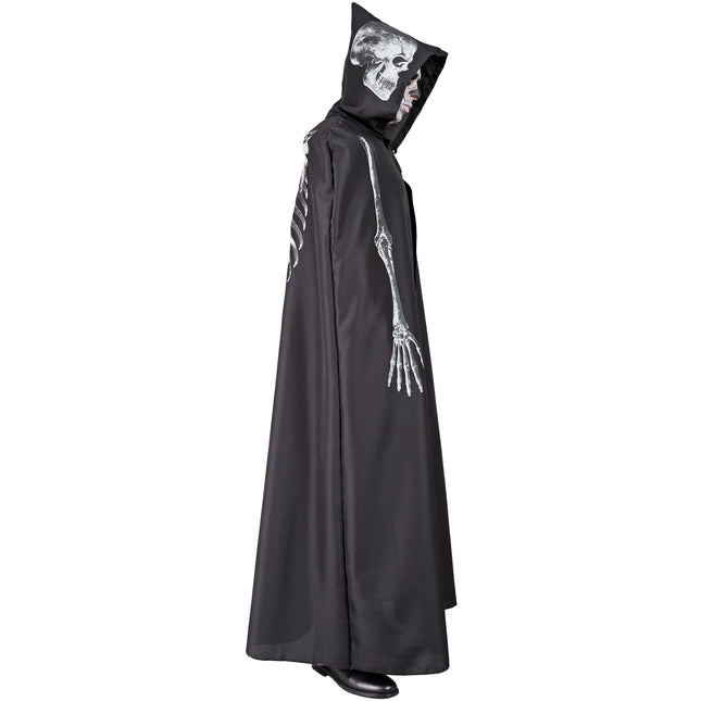 Cape d'Halloween Squelette 1.5m