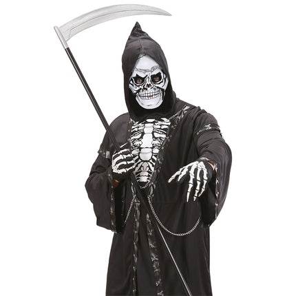 Masque d'Halloween Noir Blanc Crâne
