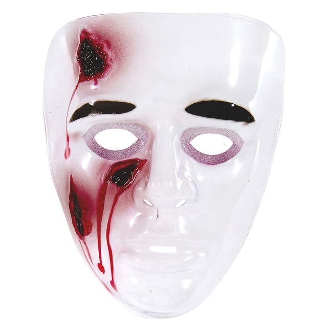 Masque d'Halloween plaie saignante