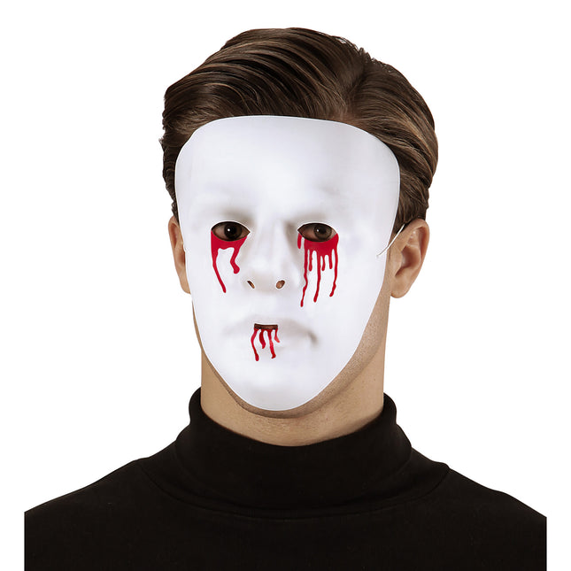 Masque d'Halloween Rouge Sanglant