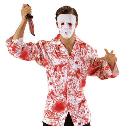 Masque d'Halloween Rouge Sanglant