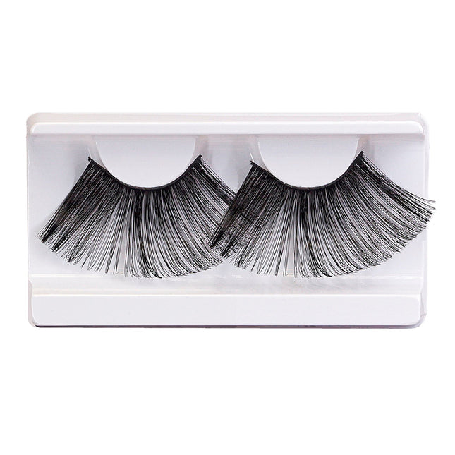 Faux cils noirs longs