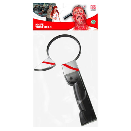 Bandeau d'Halloween couteau argenté
