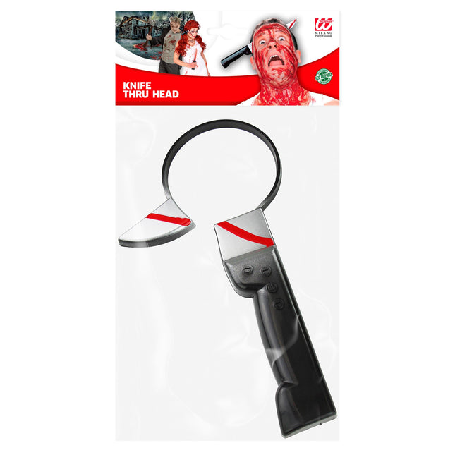 Bandeau d'Halloween couteau argenté