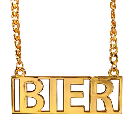 Collier de bière en or