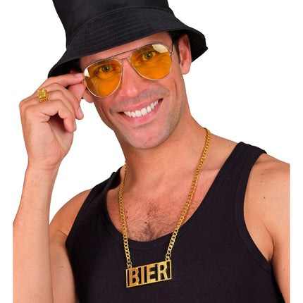 Collier de bière en or