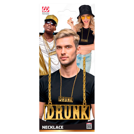 Collier d'or en état d'ébriété